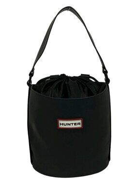 HUNTER Black PVC Handbag